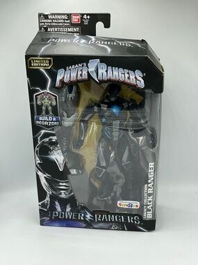 2017 Power Rangers Legacy Collection Black Ranger Movie Action Figure Open Box
